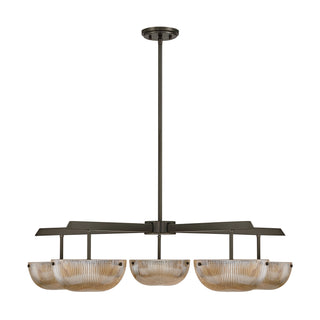Hubbard LED Chandelier in Mediterranean Bronze