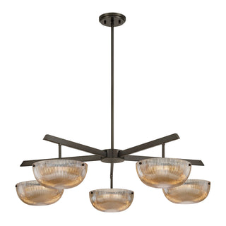 Hubbard LED Chandelier in Mediterranean Bronze
