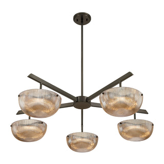 Hubbard LED Chandelier in Mediterranean Bronze