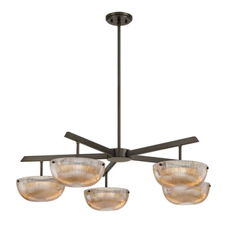 Hubbard LED Chandelier in Mediterranean Bronze