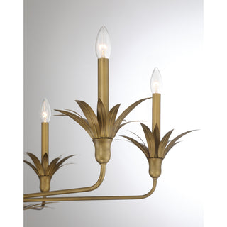 Strathmore Six Light Chandelier in Antique Patina