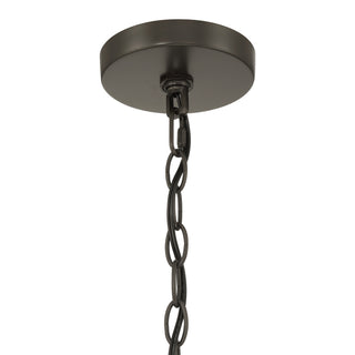Sheldon Five Light Chandelier in Mediterranean Bronze