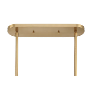 Chalfont Four Light Chandelier in Warm Brass
