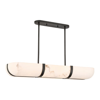Chalfont Four Light Chandelier in Matte Black