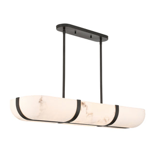 Chalfont Four Light Chandelier in Matte Black