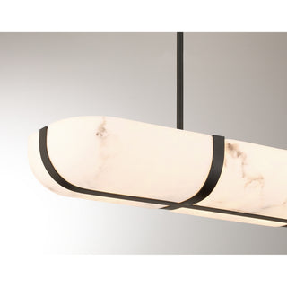 Chalfont Four Light Chandelier in Matte Black