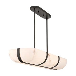 Chalfont Four Light Chandelier in Matte Black