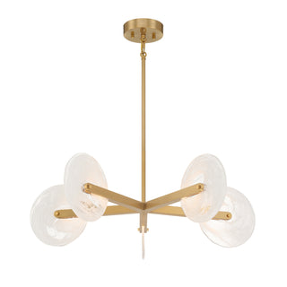 Ainslie LED Chandelier in Warm Brass