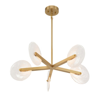 Ainslie LED Chandelier in Warm Brass