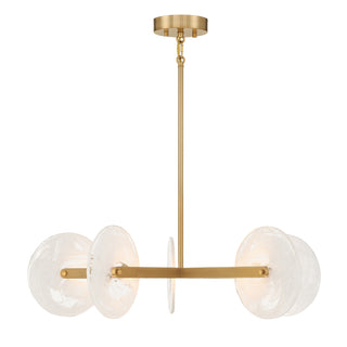 Ainslie LED Chandelier in Warm Brass
