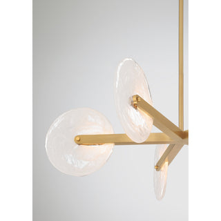 Ainslie LED Chandelier in Warm Brass