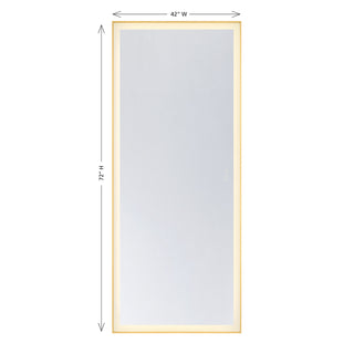 Paulding LED Mirror in Gold