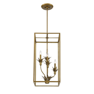 Strathmore Four Light Pendant in Antique Patina
