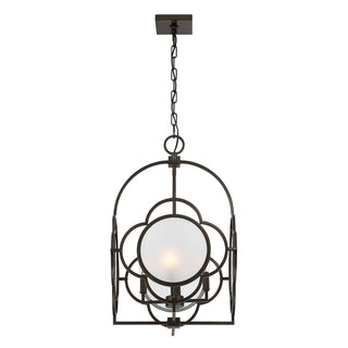 Damen Four Light Pendant in Mediterranean Bronze