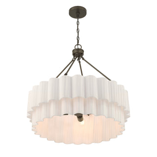 Tucker Four Light Pendant in Mediterranean Bronze