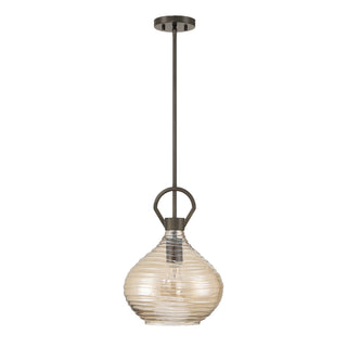 Sheriden One Light Pendant in Mediterranean Bronze