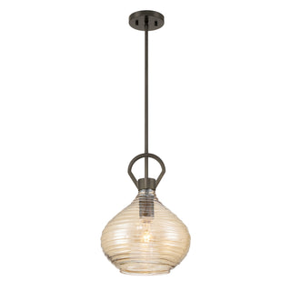 Sheriden One Light Pendant in Mediterranean Bronze