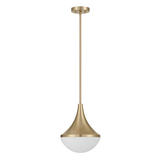 Ogdon One Light Pendant in Noble Brass