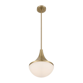 Ogdon One Light Pendant in Noble Brass