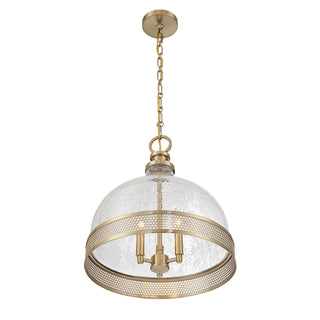 Stern Three Light Pendant in Noble Brass