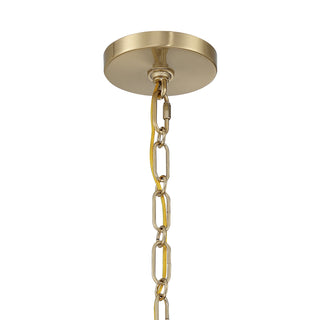 Stern Three Light Pendant in Noble Brass