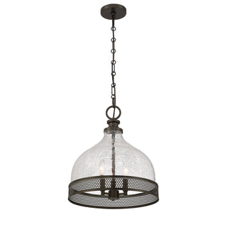 Stern Three Light Pendant in Mediterranean Bronze