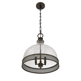 Stern Three Light Pendant in Mediterranean Bronze