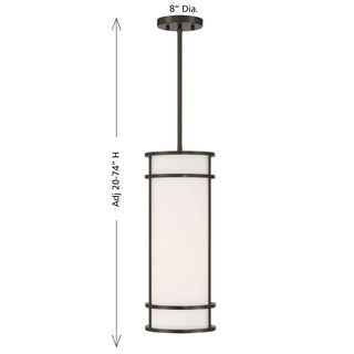 Porter One Light Pendant in Mediterranean Bronze