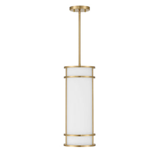 Porter One Light Mini Pendant in Warm Brass