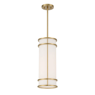Porter One Light Mini Pendant in Warm Brass