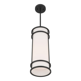 Porter One Light Mini Pendant in Matte Black