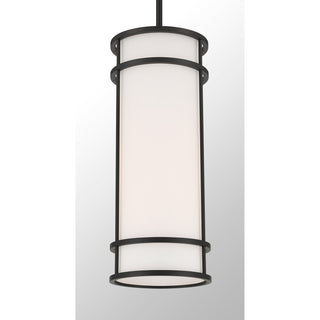Porter One Light Mini Pendant in Matte Black