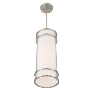 Porter One Light Mini Pendant in Satin Nickel