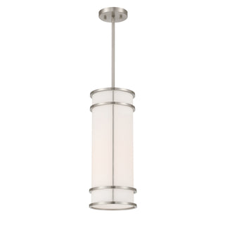 Porter One Light Mini Pendant in Satin Nickel