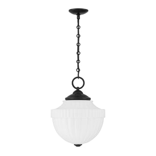 Montrose One Light Pendant in Matte Black