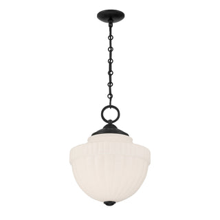 Montrose One Light Pendant in Matte Black