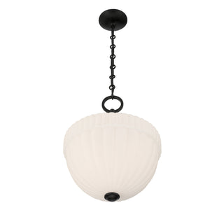 Montrose One Light Pendant in Matte Black