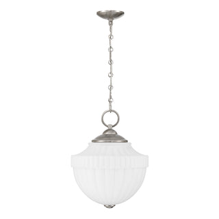 Montrose One Light Pendant in Satin Nickel