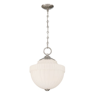Montrose One Light Pendant in Satin Nickel