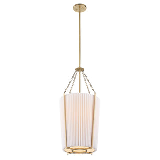 Joplin One Light Pendant in Noble Brass