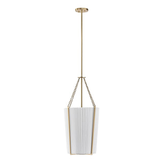 Joplin One Light Pendant in Noble Brass