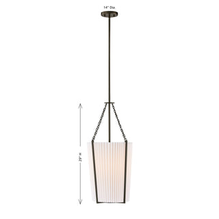 Joplin One Light Pendant in Mediterranean Bronze