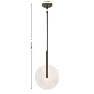 Ainslie LED Pendant in Mediterranean Bronze