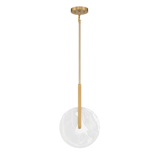 Ainslie LED Pendant in Warm Brass