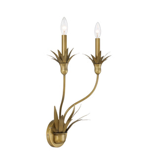 Strathmore Two Light Wall Sconce in Antique Patina