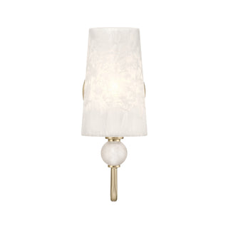 Sheldon One Light Wall Sconce in Noble Brass