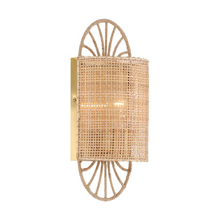 Shawnee One Light Wall Sconce in Warm Brass