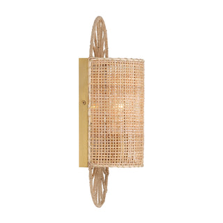 Shawnee One Light Wall Sconce in Warm Brass
