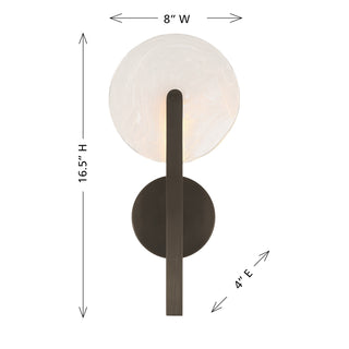 Ainslie LED Wall Sconce in Mediterranean Bronze
