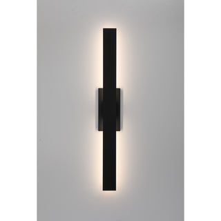 Davis LED Outdoor Wall Lantern in Black